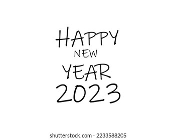 new year vector design and illustration.