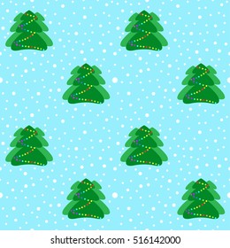 New Year vector pattern
