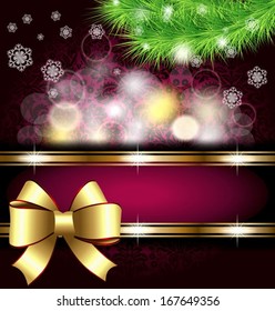 New Year, vintage background