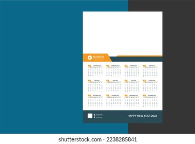 new year Wall Calendar 2023