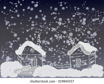 new year winter night 