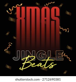 Ano Novo e Xmas Poster Modelo título moderno