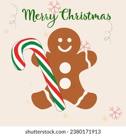 new year, new year's card, christmas cookies. can be used for postcards, posters, posters, for design