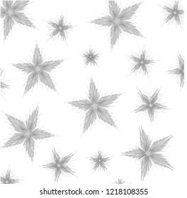With the New Year's 2019 text design. Vector illustration of greetings with golden numbers and beautiful snowflakes.