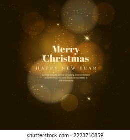 New Year's abstract glitter background, twinkling stars and sparks