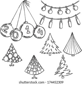 New Year's attributes 