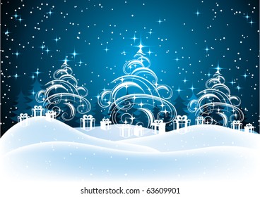 New Year's background