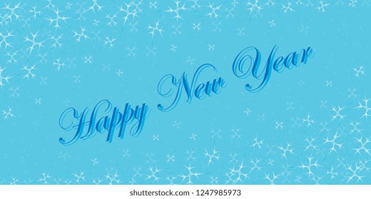 New Years background for cards. Vector graphics