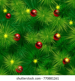New Year's background.  Vector pattern.