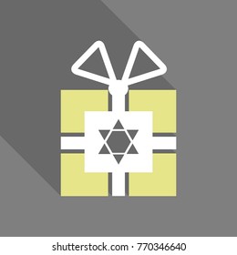 New Year's bag with gifts. vector
