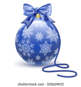 New Year's a ball with bow