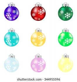 New Years Balls set