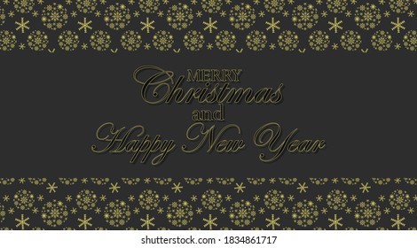 Banner de Año Nuevo con elementos decorativos