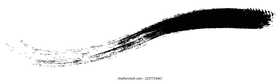 New Year's beautiful brush pattern. handwritten lines. brush stroke.