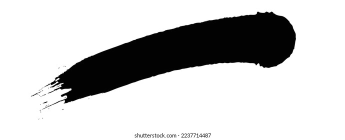 New Year's beautiful brush pattern. handwritten lines. brush stroke.