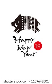 New Year's Card for 2019