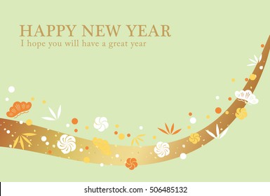 New Year's card.