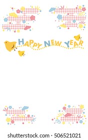 New Year's card.