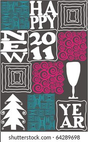  new year's card