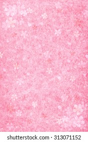 New Year's card cherry background
