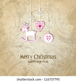 New year's card with copy space