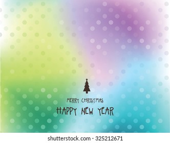 New year's card with copy space