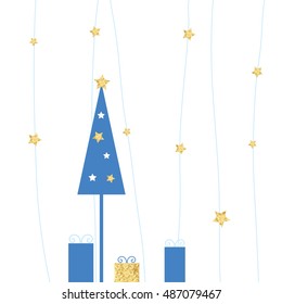 New years card with copy space