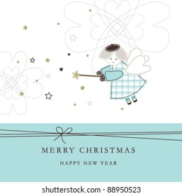 New year's card with copy space