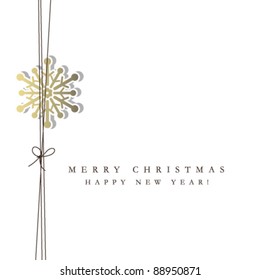 New year's card with copy space