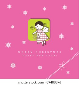 New year's card with copy space