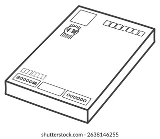New Year's card. greeting card. Japanese traditional culture. Vector illustration. Translation : New Year’s greetings.