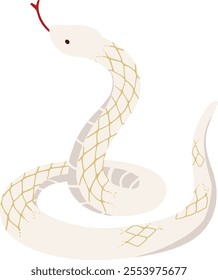 New Year's Card Materials clip art of snake-illpop.