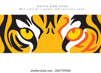 New Year's Card Templates for the Year of the Tiger 2022