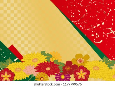 New Year's Card of Year of 2019 (It is written as Happy New Year in Japanese)