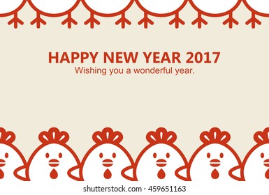 New years chickens