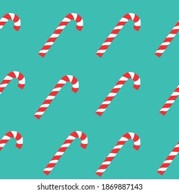 Weihnachten-Candy-Cane-Muster im Neujahr
