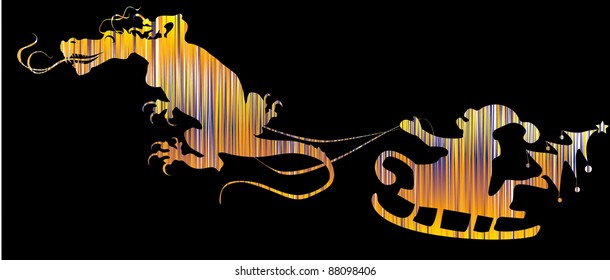 New Year's Christmas (Christmas Card Christmas decorations)