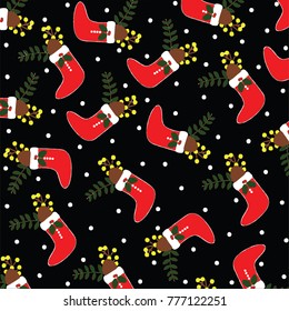 New Year's Christmas pattern