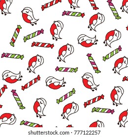 New Year's Christmas pattern