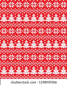 New Year's Christmas pattern pixel vector illustration