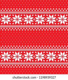 New Year's Christmas pattern pixel vector illustration