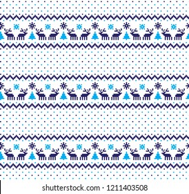 New Year's Christmas pattern pixel vector illustration
