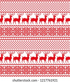 New Year's Christmas pattern pixel vector illustration