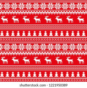 New Year's Christmas pattern pixel vector illustration