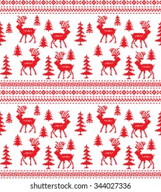 New Year's Christmas pattern pixel