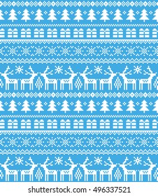 New Year's Christmas pattern pixel