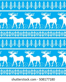 New Year's Christmas pattern pixel