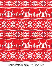 New Year's Christmas pattern pixel