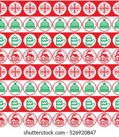New Year's Christmas pattern pixel