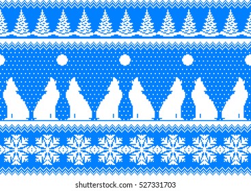 New Year's Christmas pattern pixel